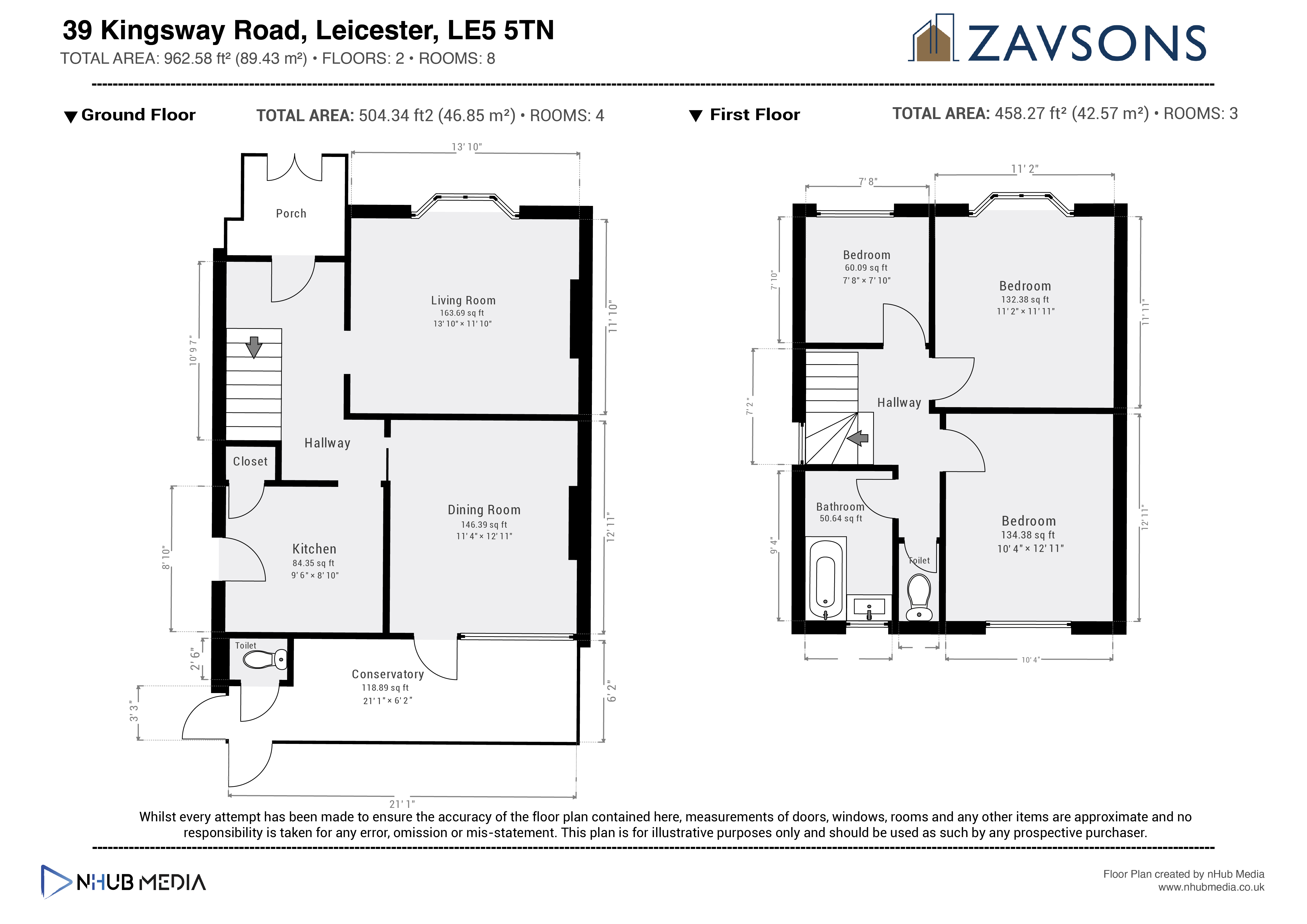 3 Bedroom SemiDetached House Kingsway Road, Evington Zavsons